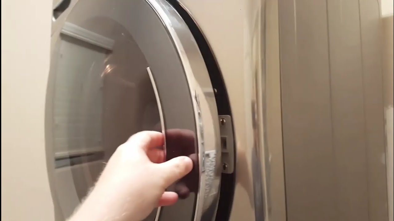 Switching door opening direction LG dryer washer - reversing direction
