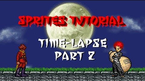 Sprites Tutorial: Frame-by-frame Time Lapse Session 2