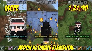 Showcase Addon Ultimate Elemental Sword MCPE Minecraft Indonesia