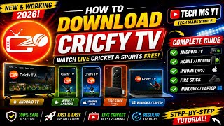 Download Cricfy TV for Android TV / Mobile / Windows / Laptop / Firestick | Cricfy TV Updates screenshot 1