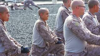 Lima Company Recruit performs MCMAP test