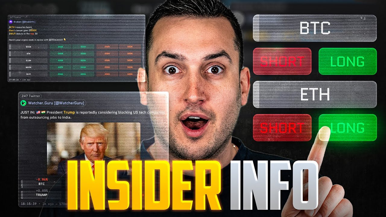 I Tried Crypto Trading With Insider News… [INSANE PROFITS]
