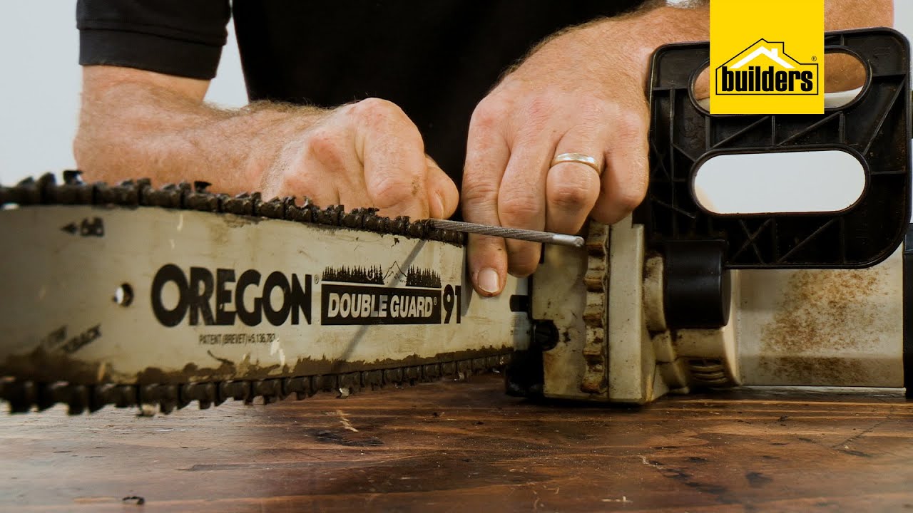 How To Sharpen A Chainsaw Blade Yourself YouTube