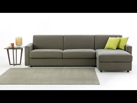 Colin sofa bed with storage chaise longue