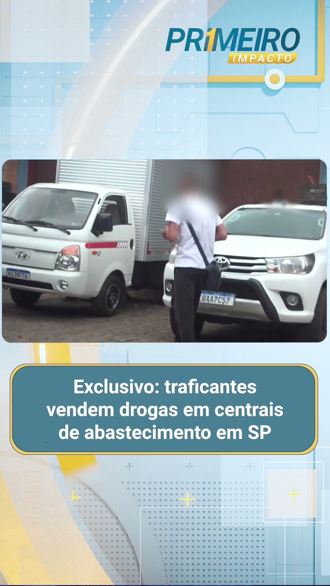 Exclusivo: traficantes vendem drogas em centrais de abastecimento