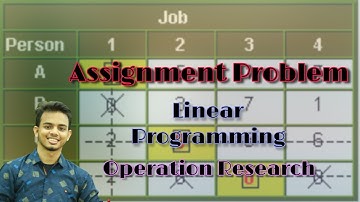 Assignment Problem - কর্মনিয়োগ সমস্যা ( Hungarian Method)  - Linear Programming - Operation Research