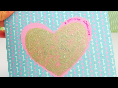 Video: Wie Erstelle Ich Eine DIY-Valentinstagskarte