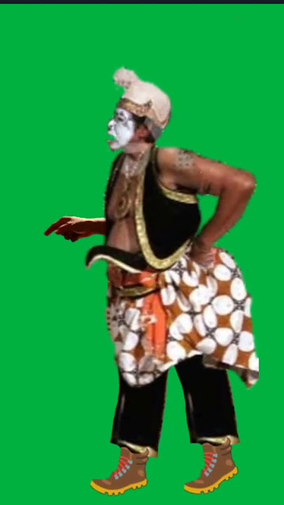 contoh animasi green screen Semar