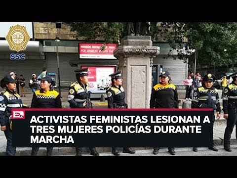 Realizan marcha feminista en la CDMX