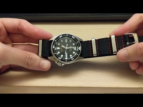 Seiko SKX013 crown & stem swap