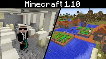 Minecraft 1.10 - World Updates! Fossils, Bone Blocks, New Villages, New Mineshafts, Gold In Mesa