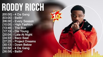 Roddy Ricch Greatest Hits ~ Top 100 Artists To Listen in 2022 & 2023