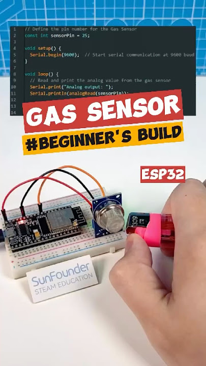 ESP32 Gas Sensor Project #arduino #electronics #arduinoproject #electricalengineer #esp32