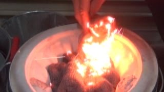 【実験45】スチールウールで○○焼いてみた / 米村でんじろう[公式]