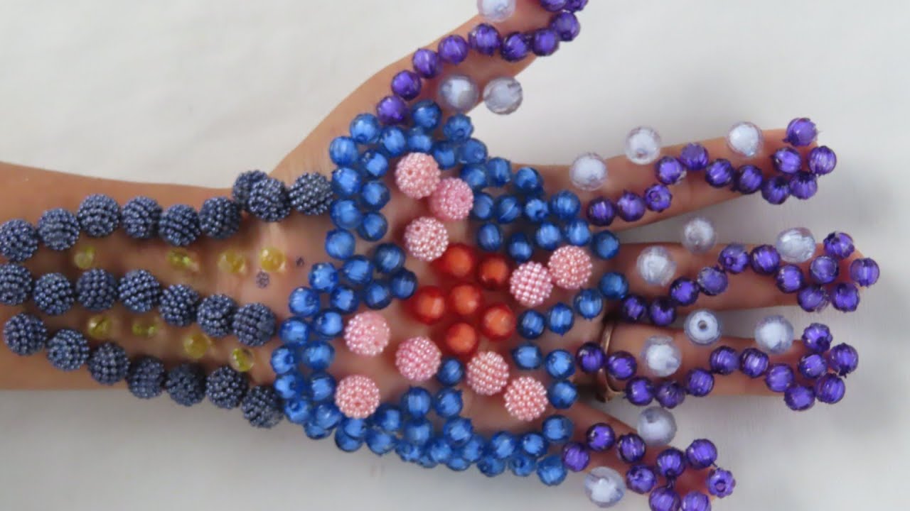 [ Bead Design ] Nice creating some styles on hand lady | Using ...