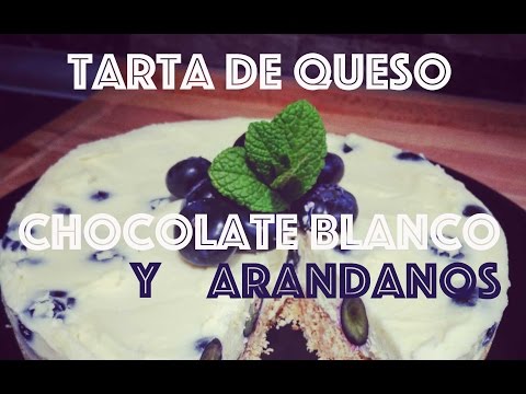 Video: Tarta De Queso De Fresa Y Arándanos Con Chocolate Blanco