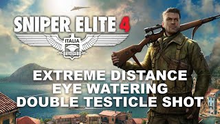 Sniper Elite 4 - An Eye Watering Extreme Distance Double Testicle Shot screenshot 2