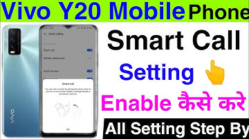 How To Smart Call Setting On Vivo Y20 || Vivo Y20 Smart Call Setting