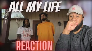 Lil Durk x J. Cole - All My Life (Official Music Video) | REACTION