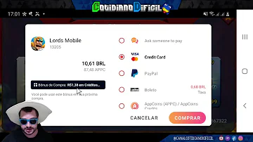 Como comprar pacotes no Lords Mobile?