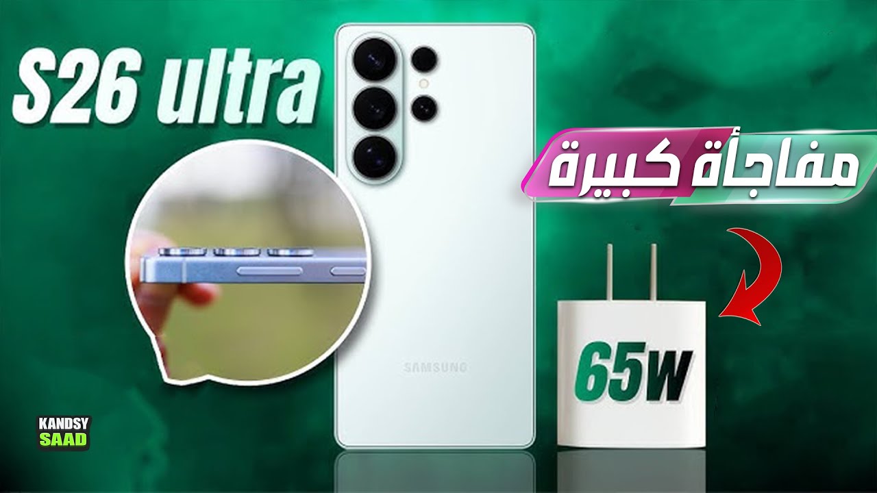 جالكسي اس 26 ألترا بشحن هو الاسرع في تاريخ سامسونج🔥😲📲GALAXY S26 ULTRA ...