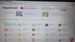 Simple Newspaper Ad Booking Process - releaseMyAd