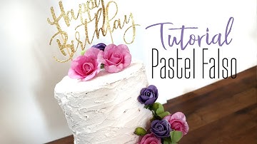 Tutorial de Pastel Falso, Prop para Fotos, Toppers para Pasteles, Fotografia- JohanaCaudiGs