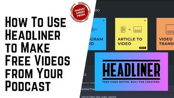 How to Use Headliner To Make Free Videos From Your Podcast