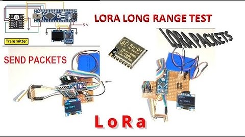 Testing  LoRa Ra- 01 (Ai Thinker) with arduino nano. Sending packets