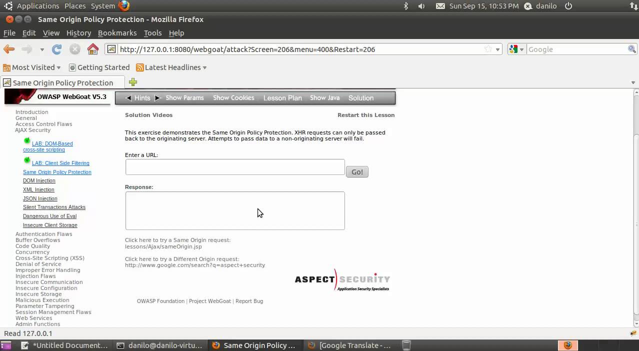 Same Origin Policy Protection - YouTube