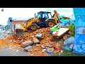 Jcb3dx demolished old house  jcbs  jcb  smp tamil  saravanan
