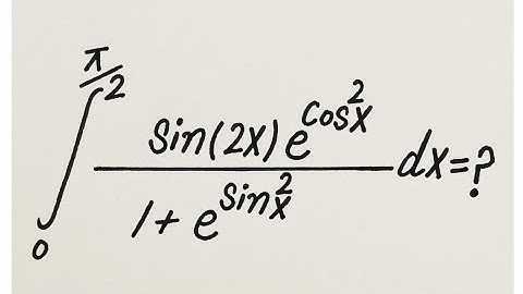 A Very Nice Integral From United States 🇺🇸 || MIT Integration Bee Qualifying Exam 