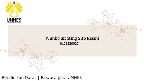 Tugas 4_Wimbo Sirating S R_ 0103520027 | Model Pembelajaran Problem Based Learning (PBL)