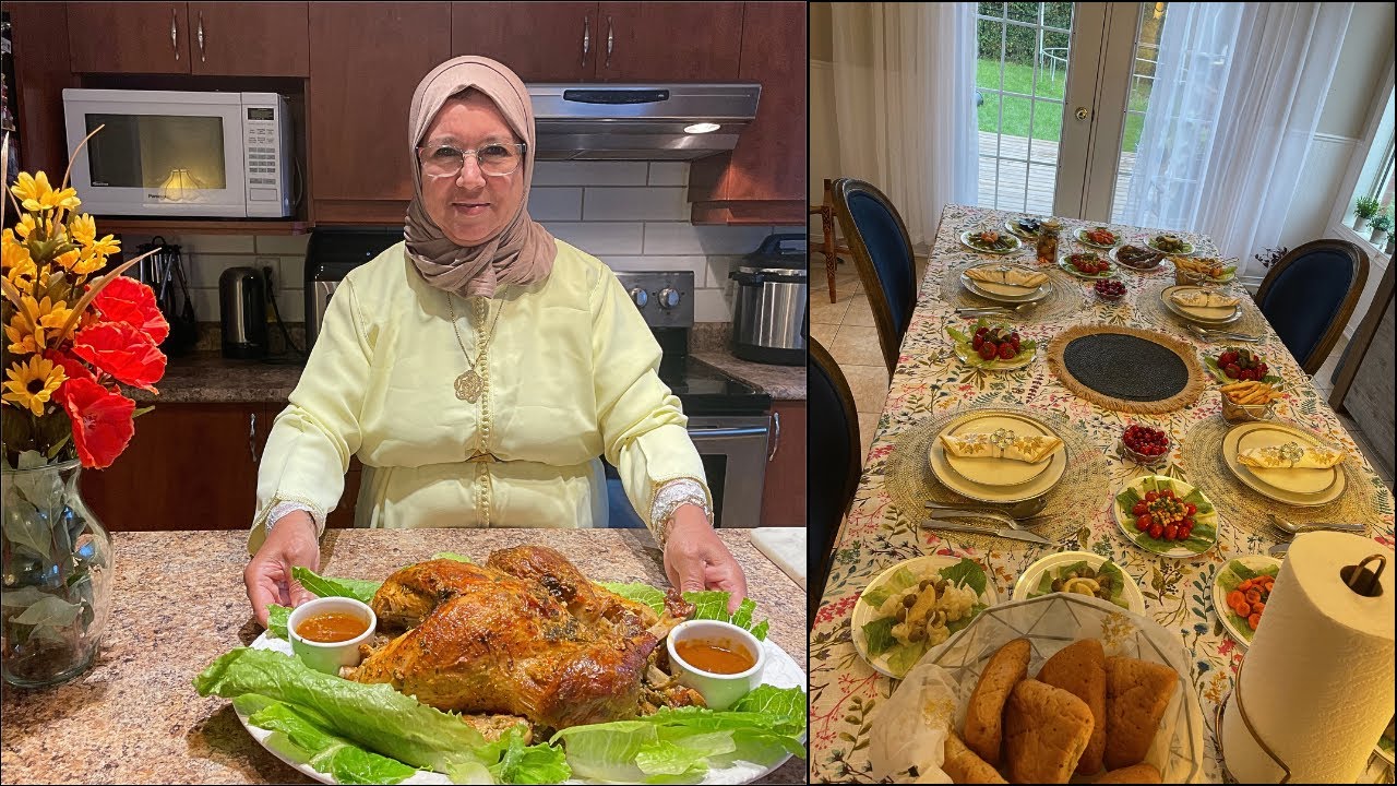 محمر و مجمر في الفران بدغميرتو 😍 على حقو وطريقو مع شلايض بحال مائدة ديال زماااان 🇲🇦 اطباق الضيافة