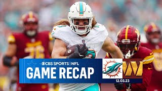 Dolphins offense OVERWHELMS Commanders | Game Recap | CBS Sports
