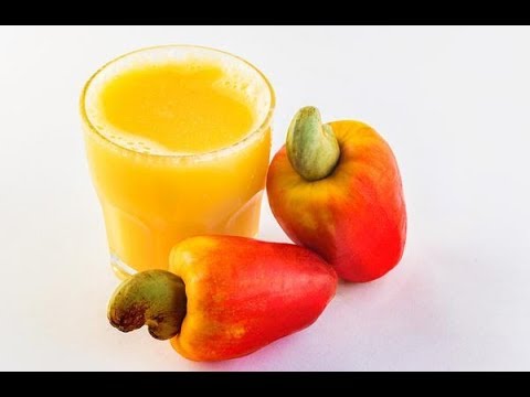 Suco Feito Com A Fruta De Caju Youtube