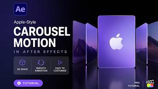 Make Apple-Style Carousel Motion Graphics in After Effects | Smooth 3D Animation Tutorial