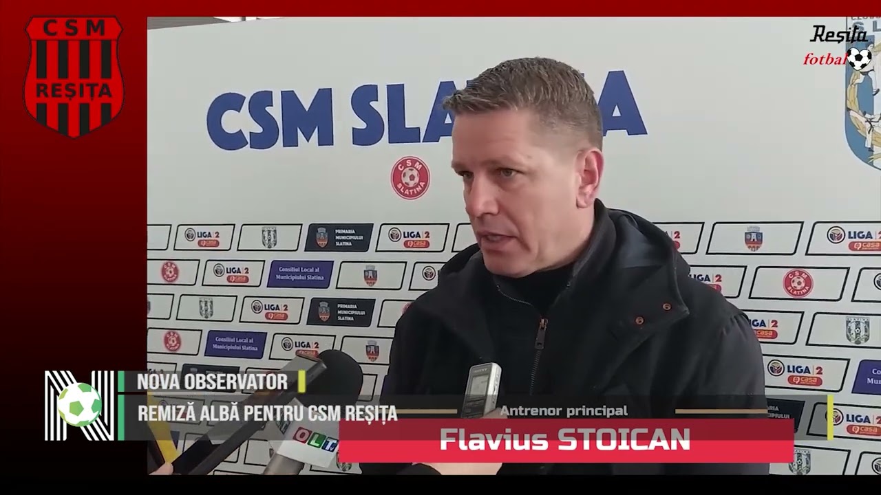 Remiză albă pentru CSM Reșița Remiză albă pentru CSM Reșița