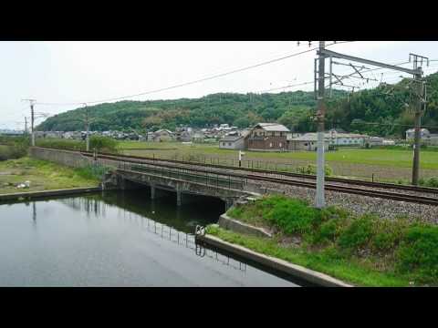 381系特急やくも7号(パノラマ編成9B)1007M  中庄付近通過No.3