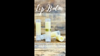 DIY Lip Balm, Quick & Easy, Only 3 Ingredients!