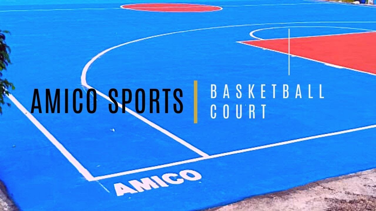 AMICO SPORTS DEVELOPED ACRYLIC BASKETBALL COURT POSTAL TRAINING