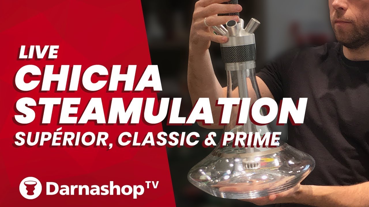 🔴 [ LIVE ] Chichas Steamulation: la gamme de chichas de luxe