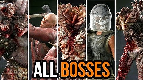 THE LAST OF US PART 2 REMASTERED - All Boss Fights (No Return) [4K 60ᶠᵖˢ ✔]