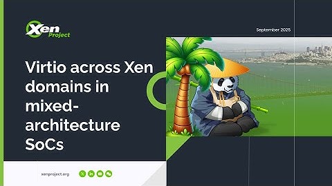 Virtio across Xen domains in mixed-architecture SoCs