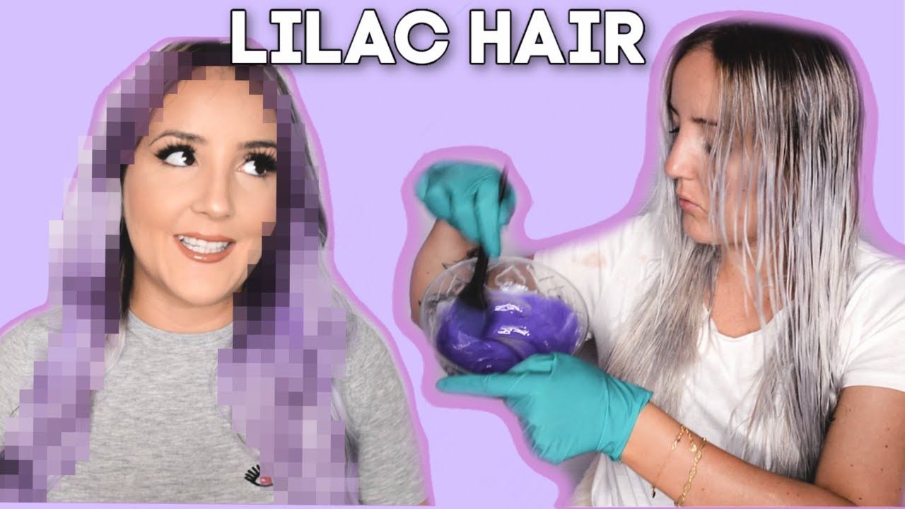 J'AI ENFIN LES CHEVEUX LILAS ! CRASH TEST LA RICHE DIRECTION LILAC