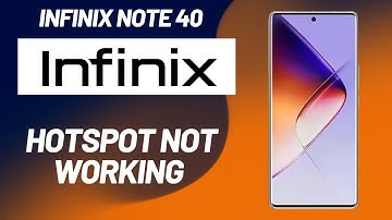 Hotspot Not Working infinix note 40 || How to solve hotspot issues || Hotspot problem solutions