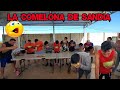 Divertidísimo😂jugamos a la comelona de sandia, quien de los muchachos tiene los dientes mas filosos.