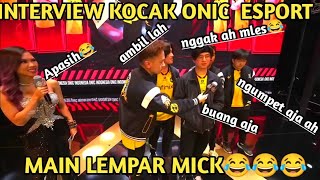 INTERVIEW ONIC ESPORT KOCAK DAN LUCU😂😂||ONIC ESPORT VS BLACKLIST INTERNASIONAL