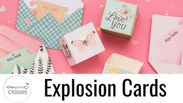 Explosion Card Punch Board Class
