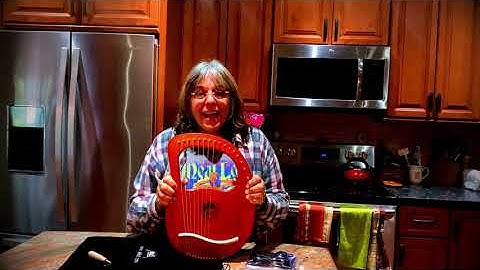 16 String Lyre Harp by Aklot ***NEW MODEL*** Review and Song Demo GREAT FOR RELAXATION & INNER PEACE